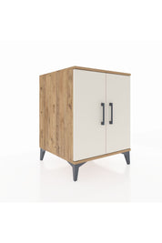 Kronos Komodin Tek Raflı 2 Kapaklı 60x59x80 Çam-Aytaşı