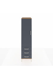 Kronos Dolap 2 Raflı 3 Çekmeceli Tek Kapaklı 44x59x182 - S88M006V8C