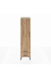 Kronos Dolap 4 Raflı 2 Çekmeceli Tek Kapaklı 44x59x182 Aytaşı-Çam