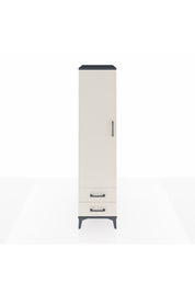 Kronos Dolap 4 Raflı 2 Çekmeceli Tek Kapaklı 44x59x182 - S88M007V4C