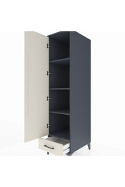 Kronos Dolap 4 Raflı Tek Çekmeceli Tek Kapaklı 44x59x182 - S88M008V4C