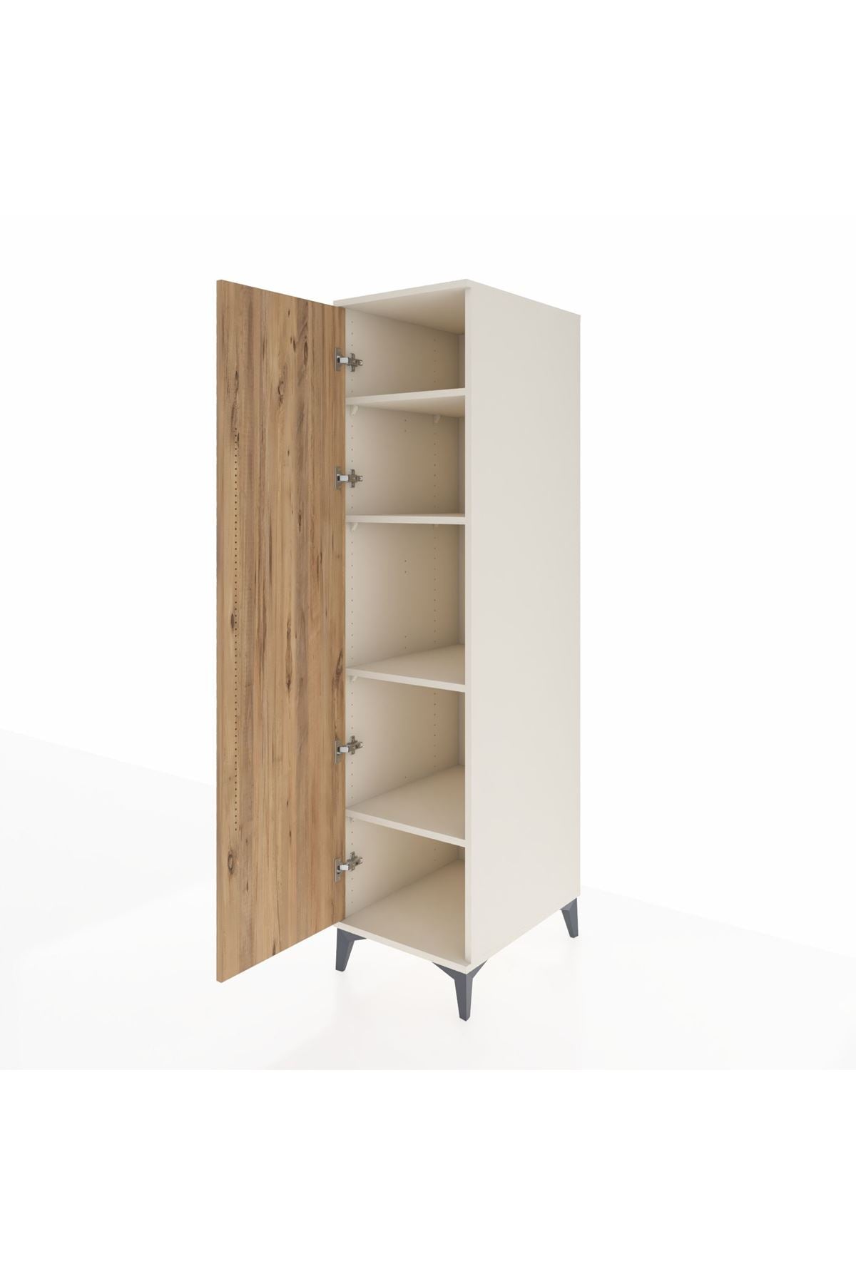Kronos Dolap 4 Raflı Tek Kapaklı 44x59x182 - S88M009V3C