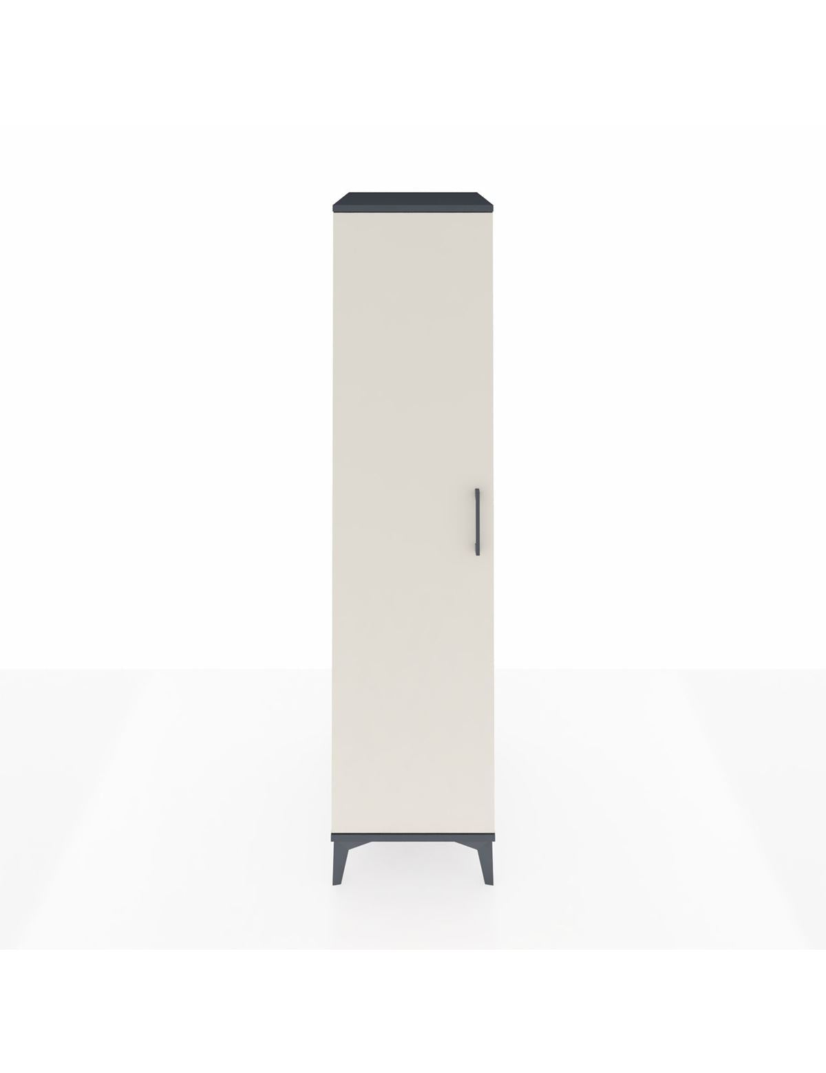 Kronos Dolap 4 Raflı Tek Kapaklı 44x59x182 Antrasit-Aytaşı