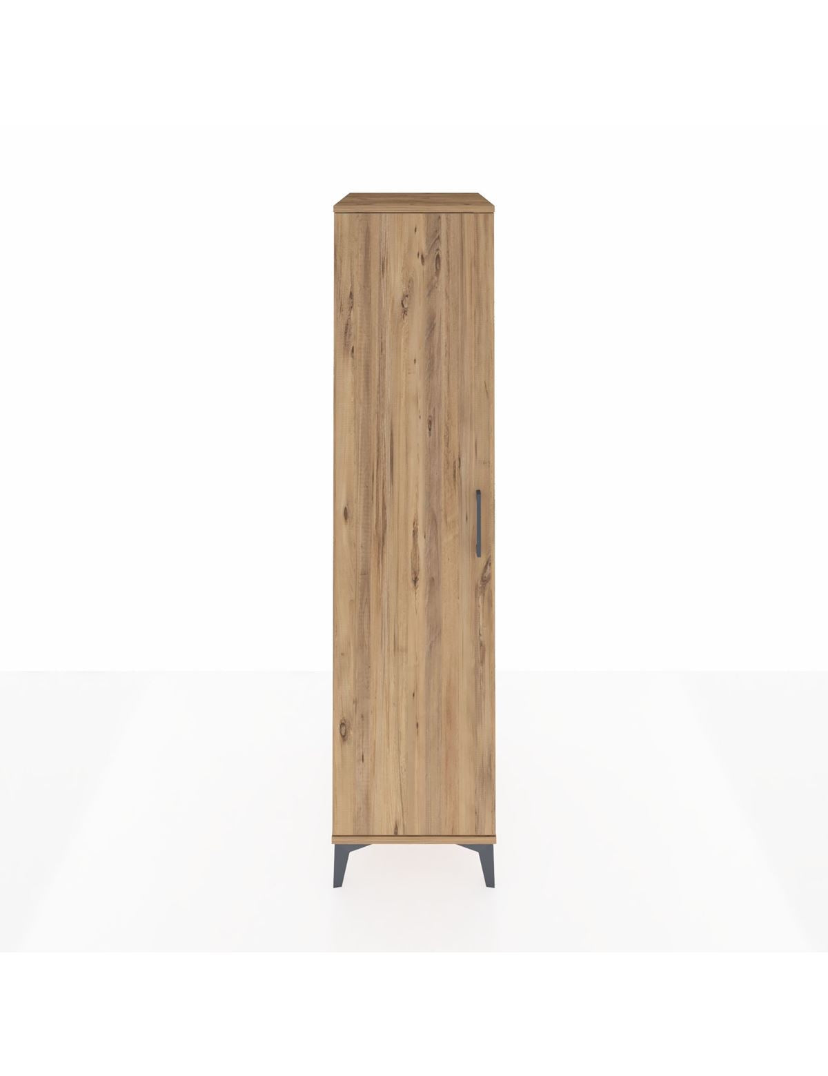 Kronos Dolap 4 Raflı Tek Kapaklı 44x59x182 Çam-Çam