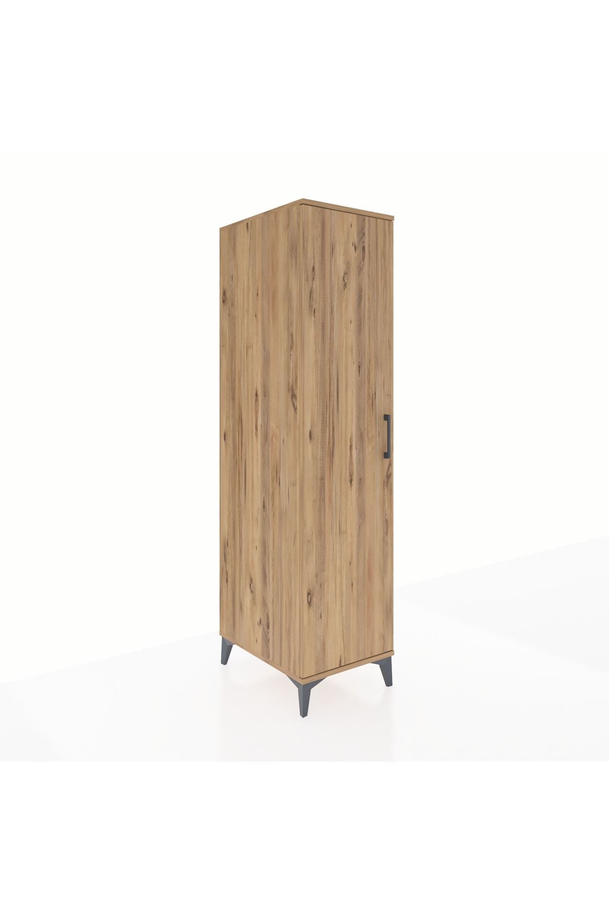 Kronos Dolap 4 Raflı Tek Kapaklı 44x59x182 Çam-Çam