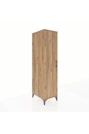 Kronos Dolap 4 Raflı Tek Kapaklı 44x59x182 Çam-Çam