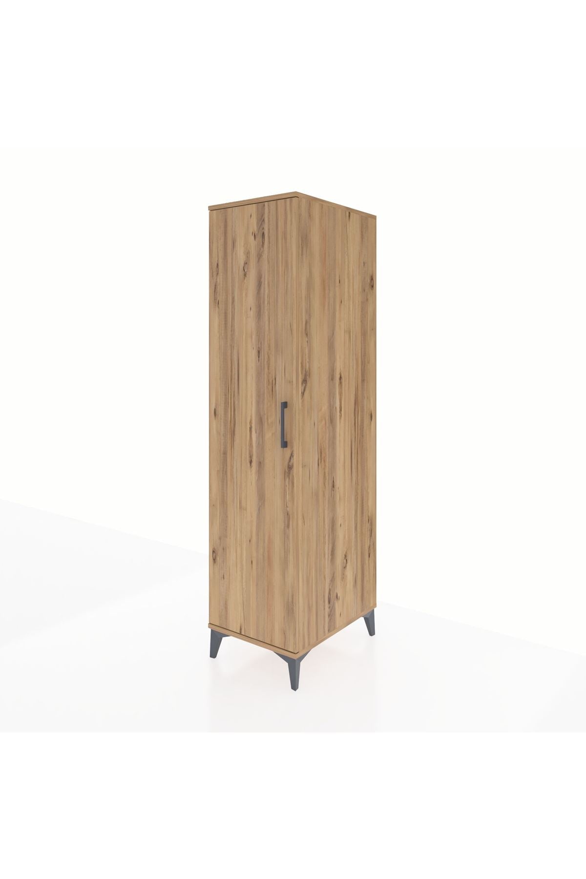 Kronos Dolap 4 Raflı Tek Kapaklı 44x59x182 Çam-Çam