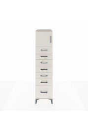 Kronos Dolap Tek Raflı 7 Çekmeceli Tek Kapaklı 44x59x182 Aytaşı-Aytaşı