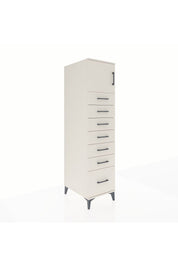 Kronos Dolap Tek Raflı 7 Çekmeceli Tek Kapaklı 44x59x182 Aytaşı-Aytaşı