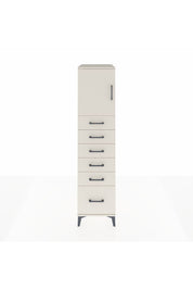 Kronos Dolap Tek Raflı 6 Çekmeceli Tek Kapaklı 44x59x182 Aytaşı-Aytaşı