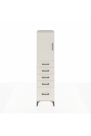 Kronos Dolap Tek Raflı 5 Çekmeceli Tek Kapaklı 44x59x182 Aytaşı-Aytaşı