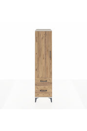 Kronos Dolap 4 Raflı 2 Çekmeceli Tek Kapaklı 44x59x182 Aytaşı-Çam