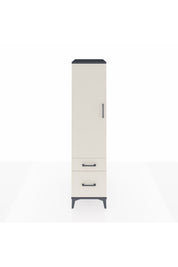 Kronos Dolap 4 Raflı 2 Çekmeceli Tek Kapaklı 44x59x182 - S88M015V4C