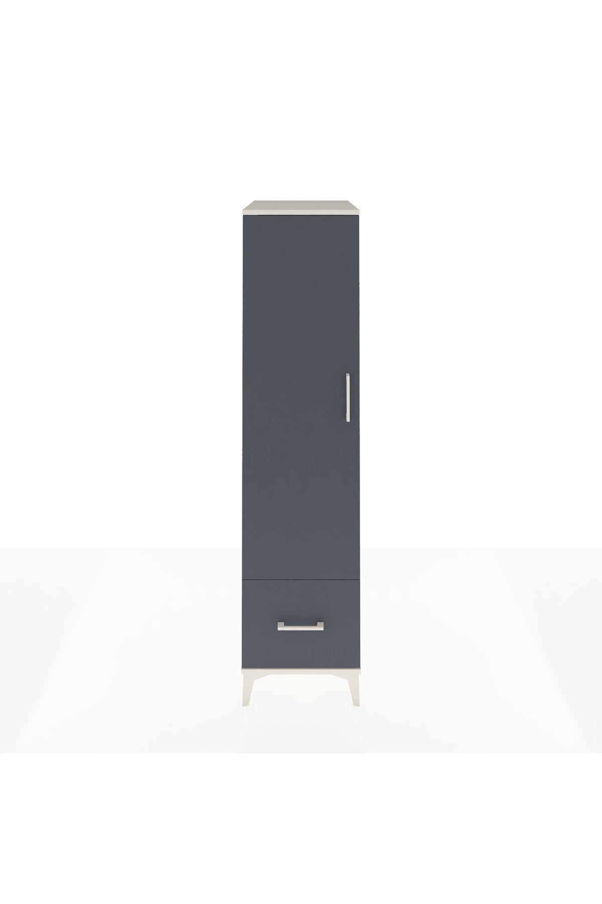 Kronos Dolap 4 Raflı Tek Çekmeceli Tek Kapaklı 44x59x182 - S88M016V2C