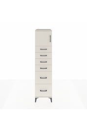 Kronos Dolap Tek Raflı 6 Çekmeceli Tek Kapaklı 44x59x182 Aytaşı-Aytaşı