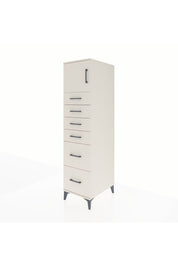 Kronos Dolap Tek Raflı 6 Çekmeceli Tek Kapaklı 44x59x182 Aytaşı-Aytaşı