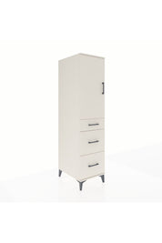 Kronos Dolap 2 Raflı 3 Çekmeceli Tek Kapaklı 44x59x182 Aytaşı-Aytaşı
