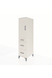 Kronos Dolap 2 Raflı 3 Çekmeceli Tek Kapaklı 44x59x182 Aytaşı-Aytaşı