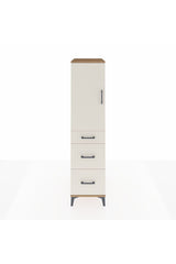 Kronos Dolap 2 Raflı 3 Çekmeceli Tek Kapaklı 44x59x182