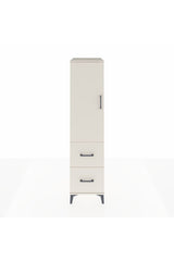 Kronos Dolap 3 Raflı 2 Çekmeceli Tek Kapaklı 44x59x182