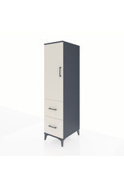 Kronos Dolap 3 Raflı 2 Çekmeceli Tek Kapaklı 44x59x182 - S88M021V4C