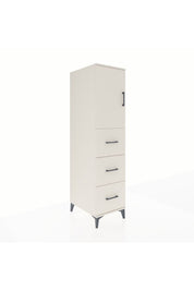 Kronos Dolap 2 Raflı 3 Çekmeceli Tek Kapaklı 44x59x182 Aytaşı-Aytaşı