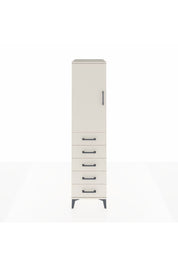 Kronos Dolap Tek Raflı 5 Çekmeceli Tek Askılı 44x59x182 Aytaşı-Aytaşı
