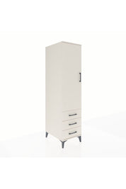 Kronos Dolap Tek Raflı 3 Çekmeceli Tek Askılı 44x59x182 Aytaşı-Aytaşı