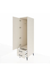 Kronos Dolap Tek Raflı 2 Çekmeceli Tek Askılı 44x59x182 Aytaşı-Aytaşı