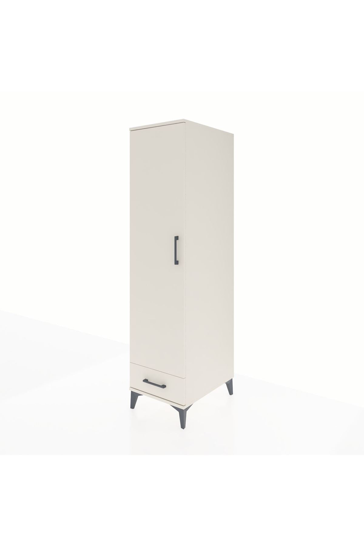Kronos Dolap 2 Raflı Tek Çekmeceli Tek Askılı 44x59x182 - S88M030V1C