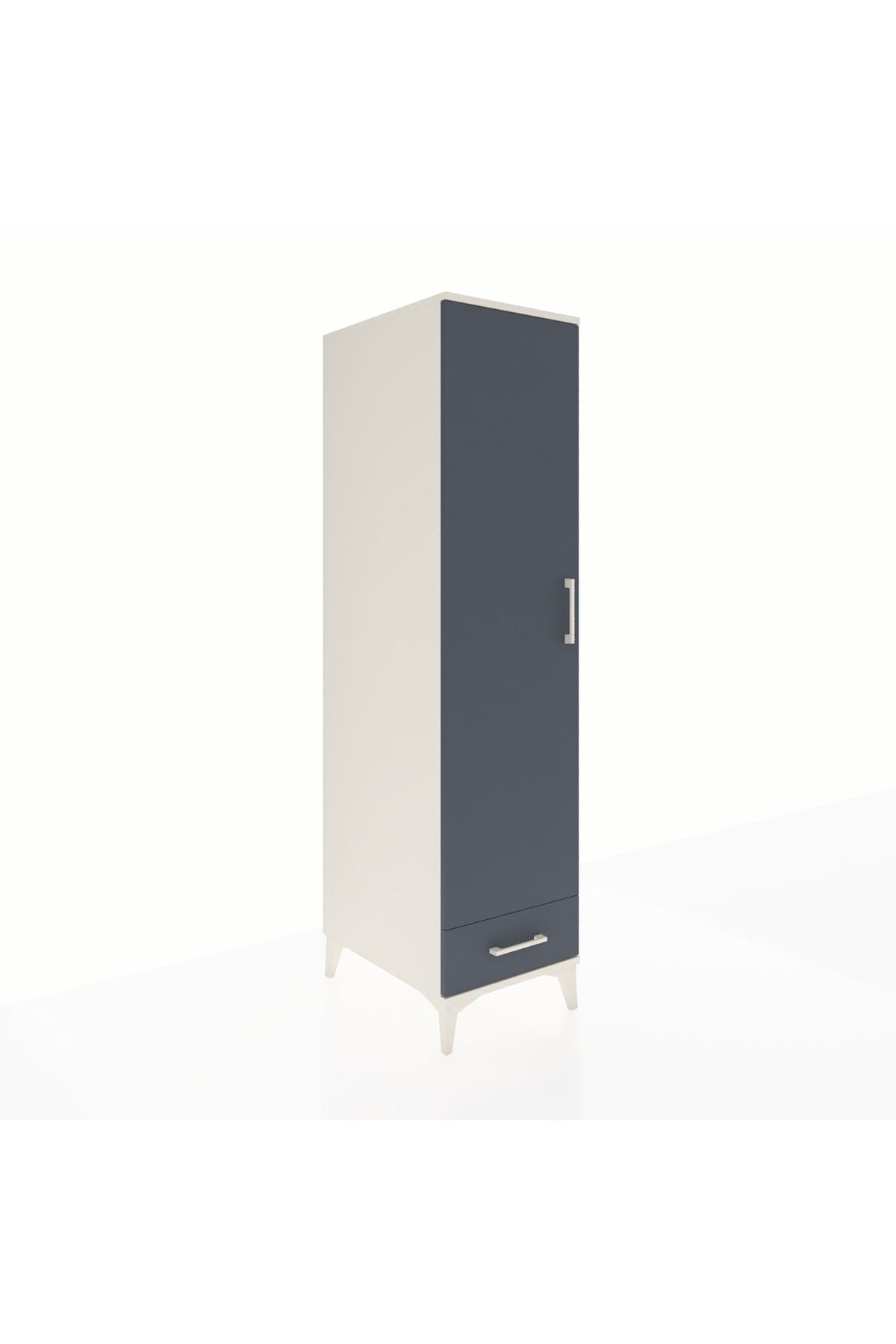 Kronos Dolap 2 Raflı Tek Çekmeceli Tek Askılı 44x59x182 - S88M030V2C