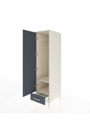 Kronos Dolap 2 Raflı Tek Çekmeceli Tek Askılı 44x59x182 - S88M030V2C