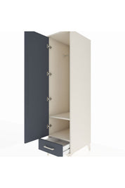 Kronos Dolap 2 Raflı Tek Çekmeceli Tek Askılı 44x59x182 - S88M030V2C