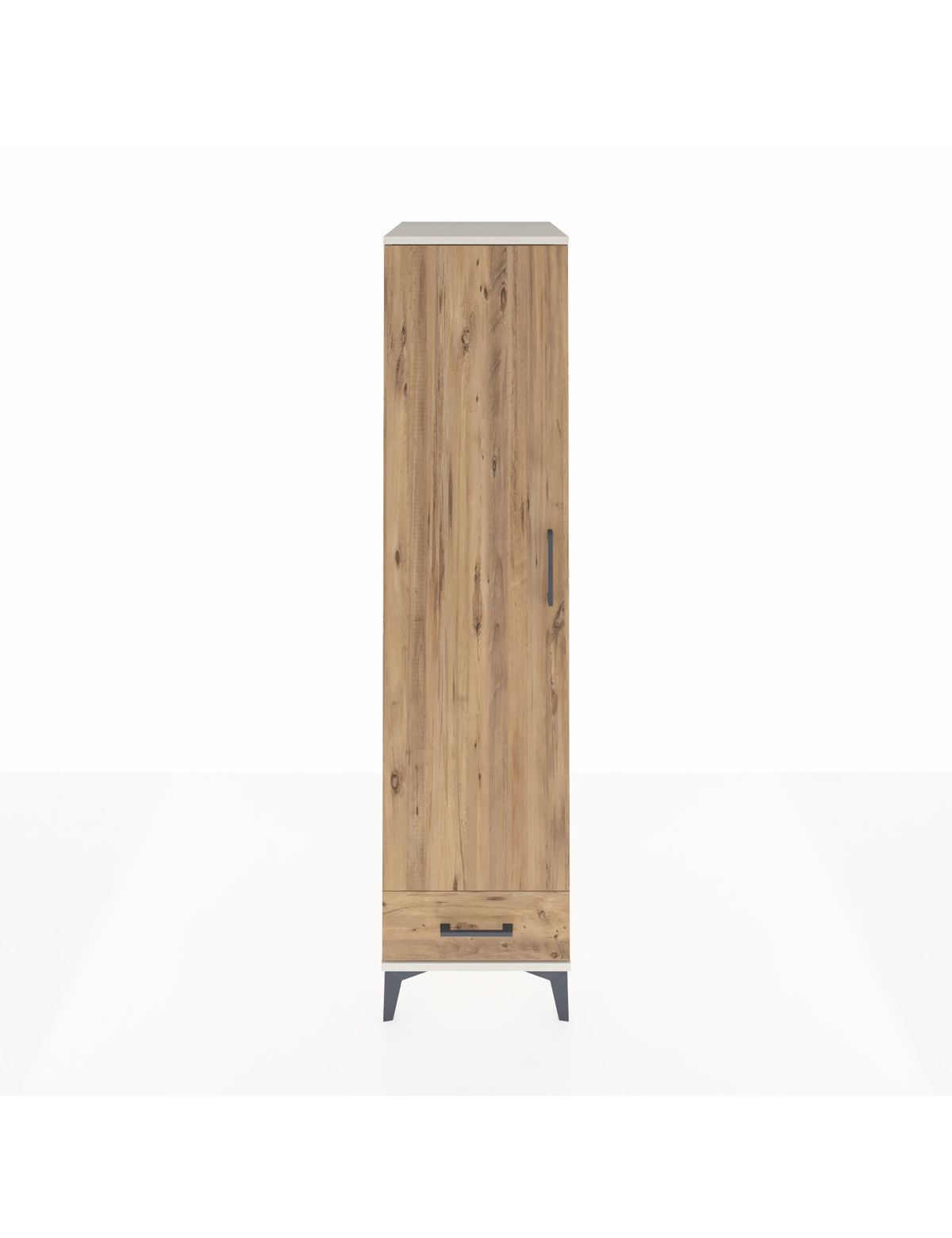 Kronos Dolap 2 Raflı Tek Çekmeceli Tek Askılı 44x59x182 - S88M030V3C