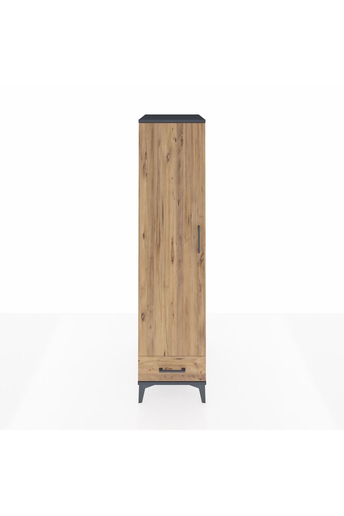 Kronos Dolap 2 Raflı Tek Çekmeceli Tek Askılı 44x59x182 - S88M030V6C