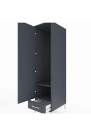 Kronos Dolap 2 Raflı Tek Çekmeceli Tek Askılı 44x59x182 - S88M030V5C