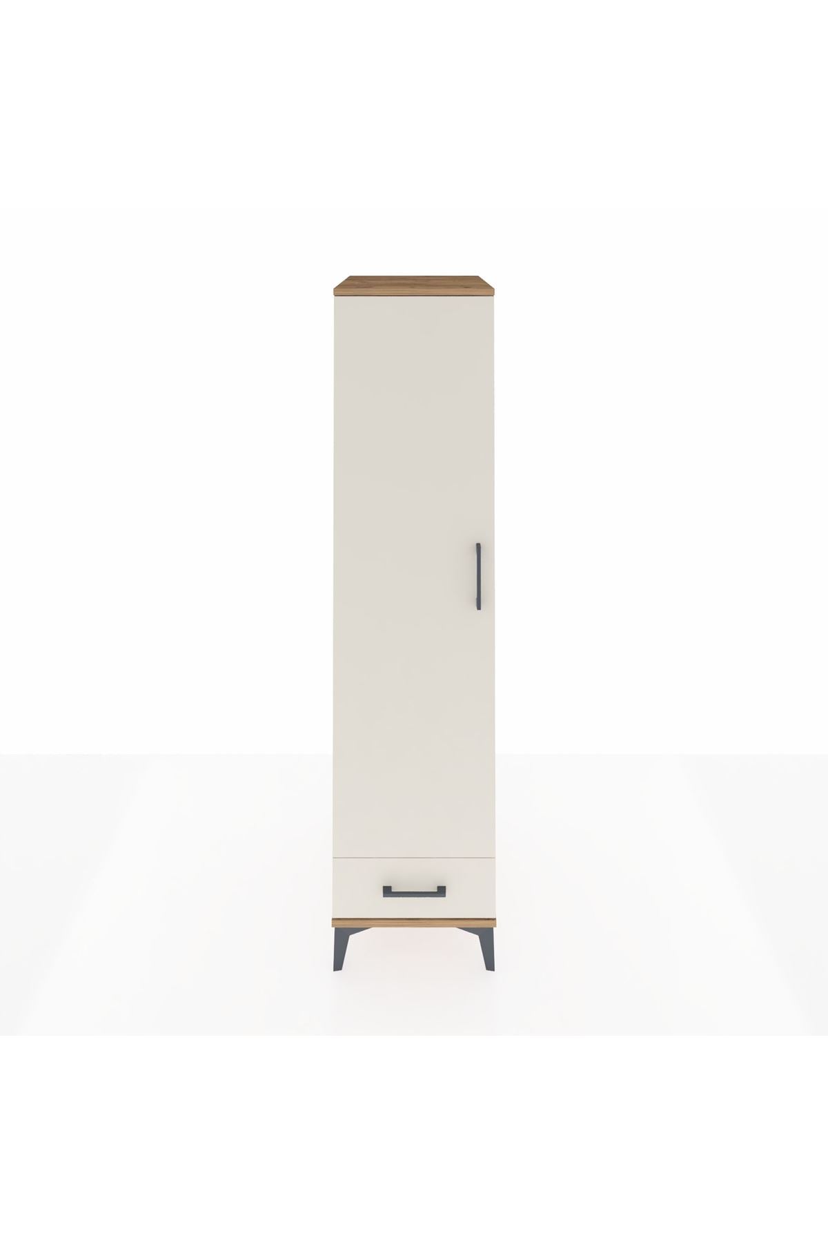 Kronos Dolap 2 Raflı Tek Çekmeceli Tek Askılı 44x59x182 - S88M030V7C