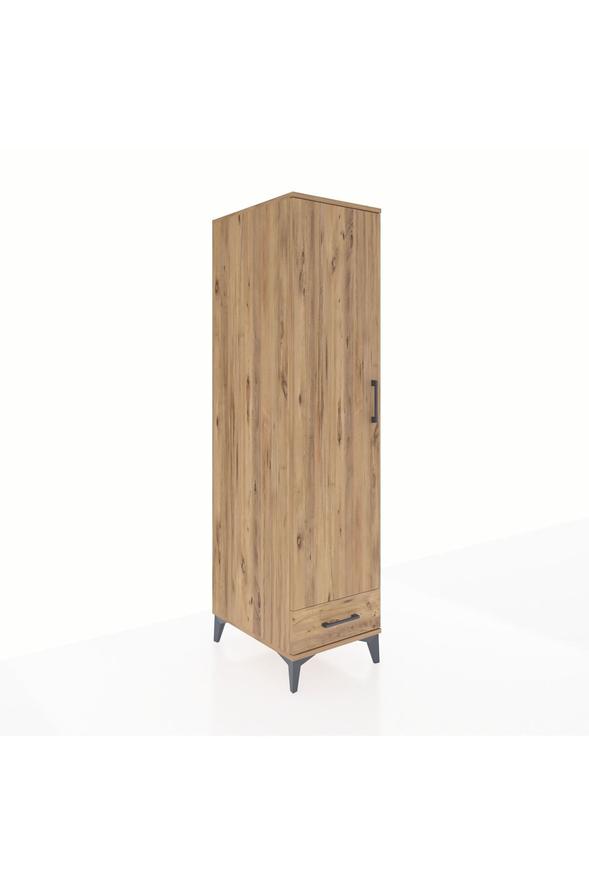 Kronos Dolap 2 Raflı Tek Çekmeceli Tek Askılı 44x59x182 - S88M030V9C