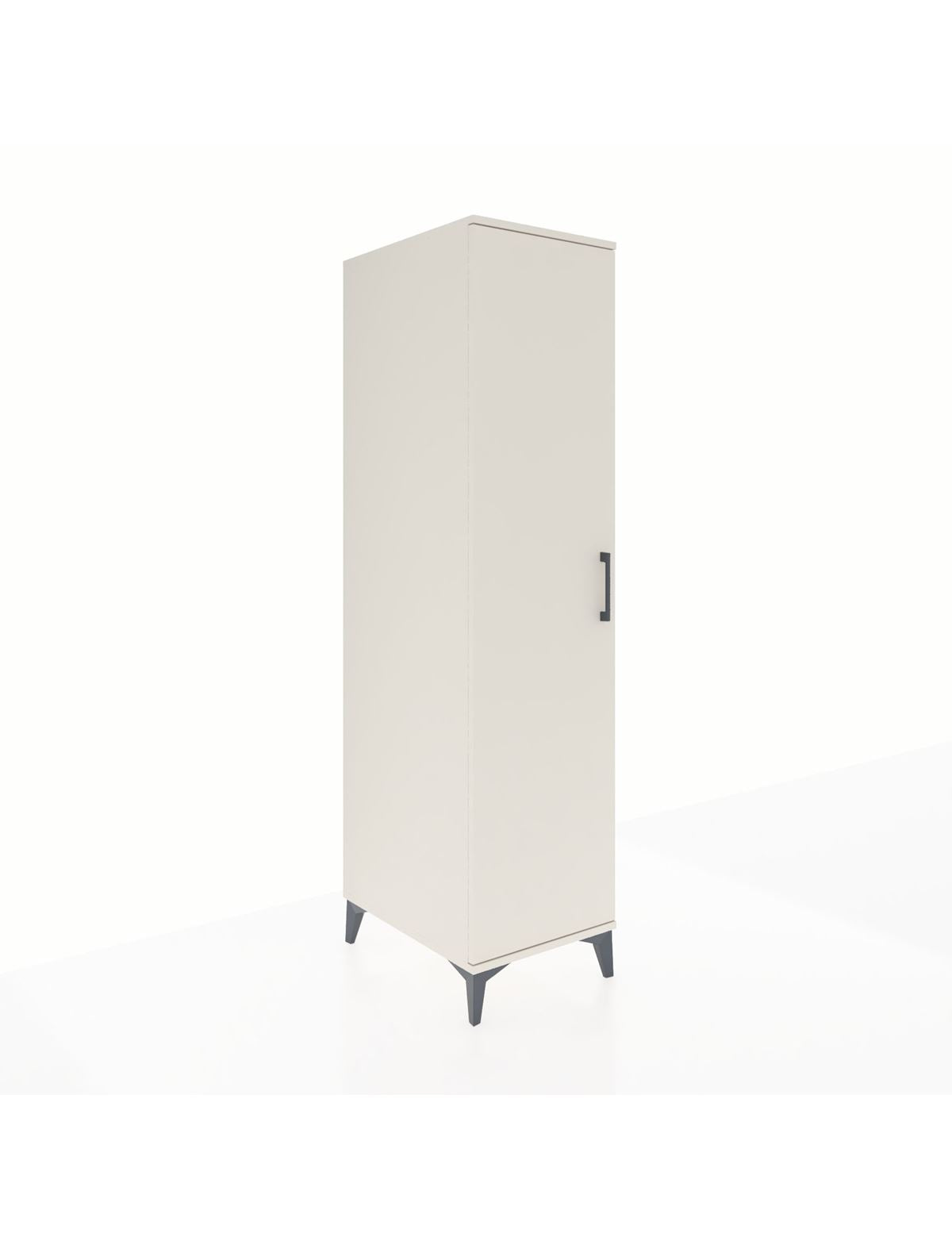 Kronos Dolap 2 Raflı Tek Kapaklı Tek Askılı 44x59x182 Aytaşı-Aytaşı