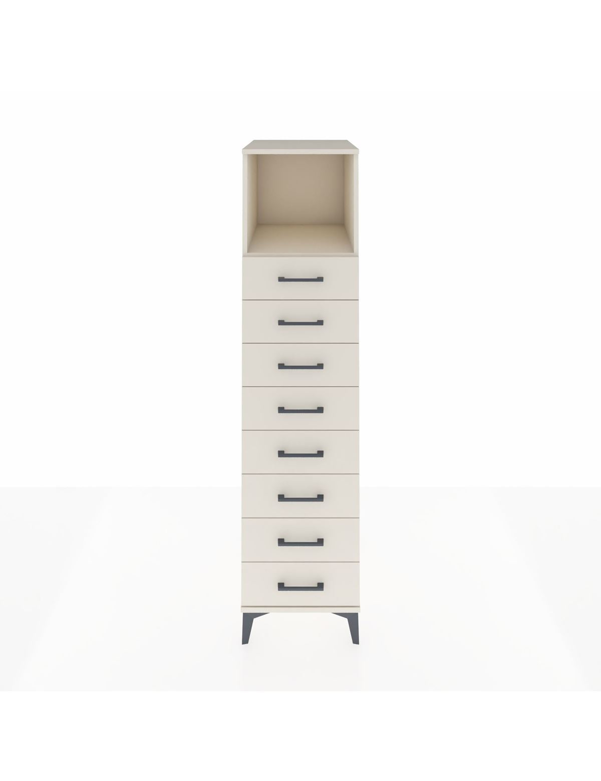 Kronos Dolap Tek Raflı 8 Çekmeceli 44x59x182 Aytaşı-Aytaşı