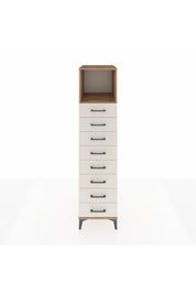 Kronos Dolap Tek Raflı 8 Çekmeceli 44x59x182 Çam-Aytaşı