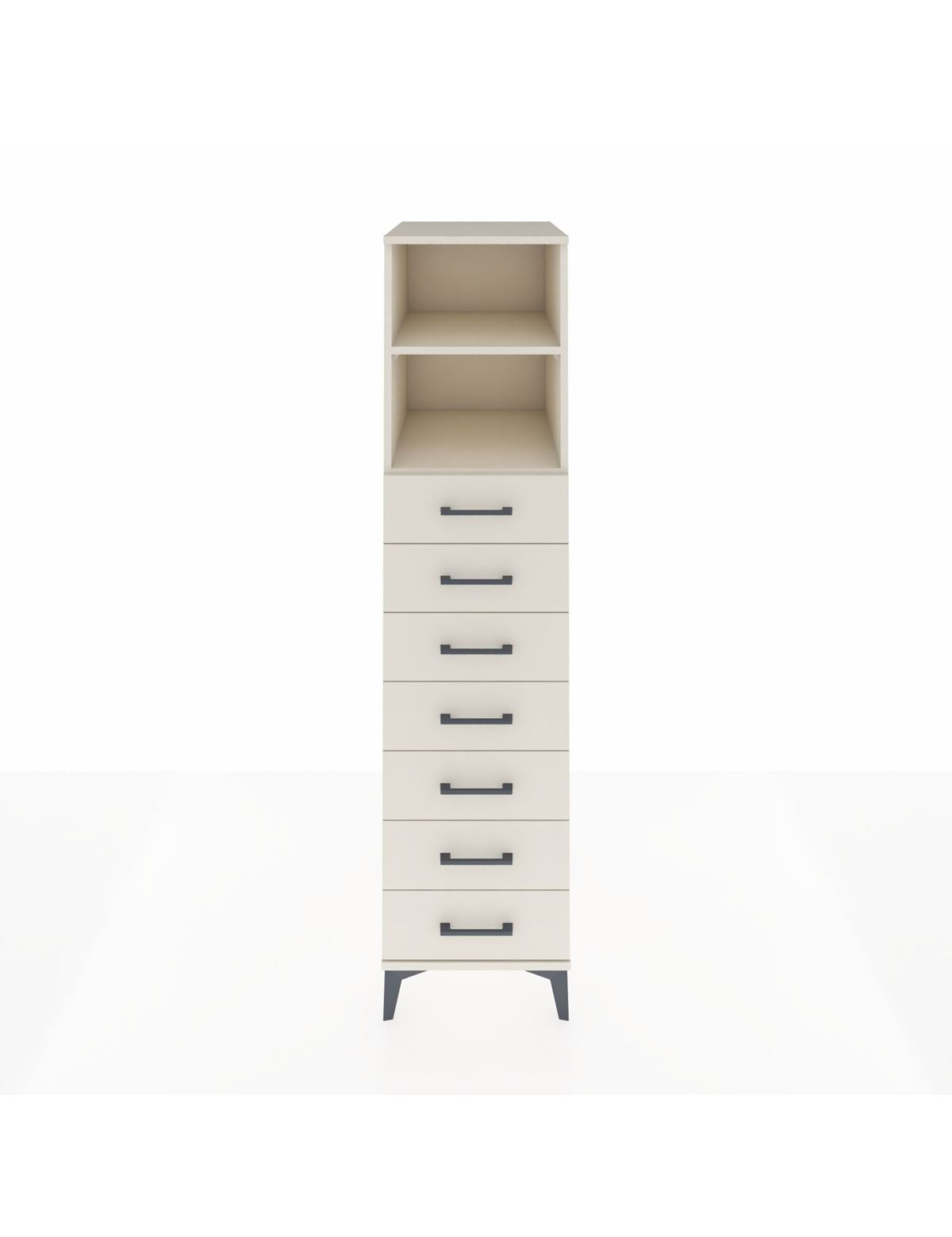 Kronos Dolap 2 Raflı 7 Çekmeceli 44x59x182 Aytaşı-Aytaşı