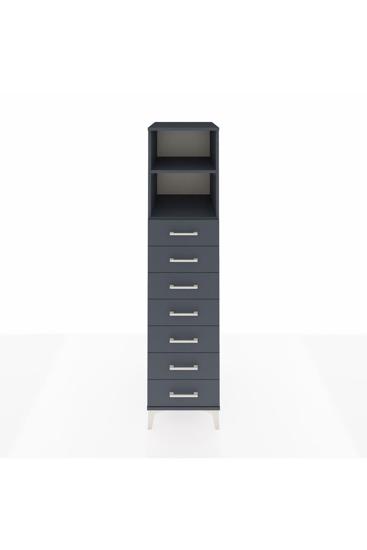 Kronos Dolap 2 Raflı 7 Çekmeceli 44x59x182 - S88M033V5C