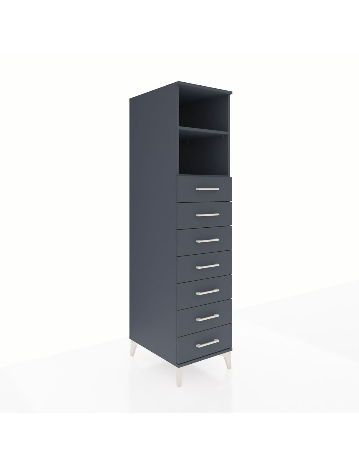 Kronos Dolap 2 Raflı 7 Çekmeceli 44x59x182 - S88M033V5C
