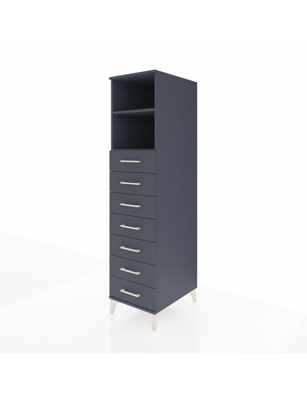 Kronos Dolap 2 Raflı 7 Çekmeceli 44x59x182 - S88M033V5C