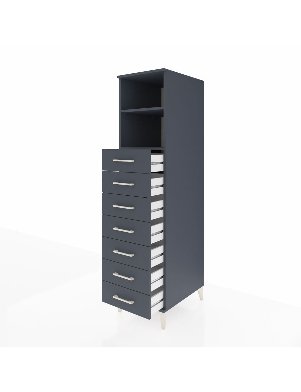 Kronos Dolap 2 Raflı 7 Çekmeceli 44x59x182 - S88M033V5C