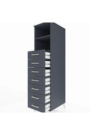Kronos Dolap 2 Raflı 7 Çekmeceli 44x59x182 - S88M033V5C