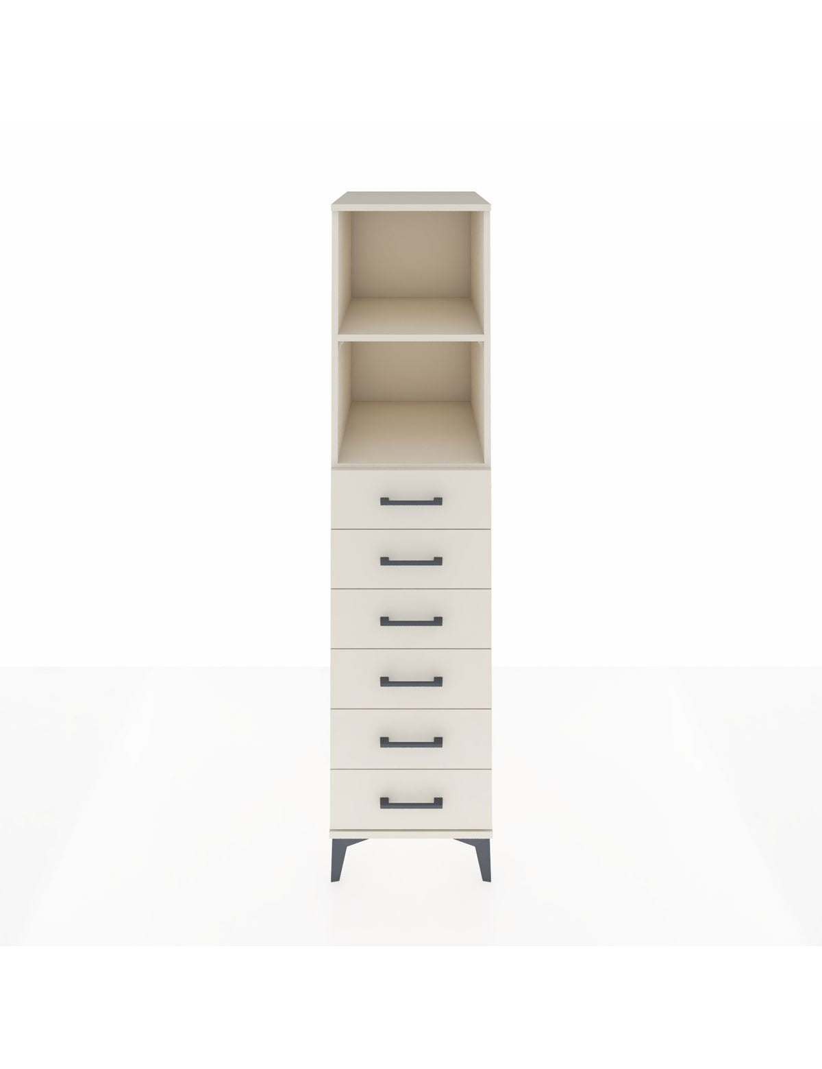 Kronos Dolap 2 Raflı 6 Çekmeceli 44x59x182 Aytaşı-Aytaşı