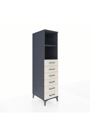 Kronos Dolap 2 Raflı 6 Çekmeceli 44x59x182 - S88M034V4C