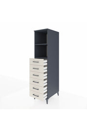 Kronos Dolap 2 Raflı 6 Çekmeceli 44x59x182 - S88M034V4C